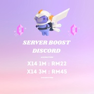 [𝗖𝗛𝗘𝗔𝗣𝗘𝗦𝗧] DISCORD SERVER BOOST 1 Month & 3 Month