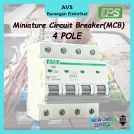 EPS MCB 4 POLE 63A MINIATURE CIRCUIT BREAKER