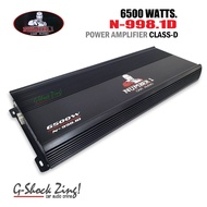 NUMBER1 Power Amplifier เครื่องเสียงรถยนต์ เพาเวอร์แอมป์ พาวเวอร์แอมป์ คลาสดี Class-D สำหรับขับซับวูฟเฟอร์/ซับเบส Number1 รุ่น N-998.1D