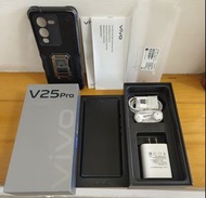 拍賣 極新 Vivo V25 Pro (12g/256g)藍 原廠保固到2024年12月30日  已貼保護貼！台北面交！！