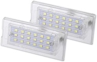 Car Rear License Plate Lamps For BMW X3 E83 03-11 X5 E53 LED License Number Plate Light Error Canbus