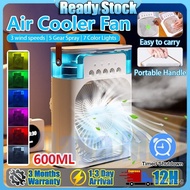 【In stock】SG STOCK portable fan table fan cooler fan Air Cooler Mini Aircon Home Water Cooling Air Conditioner Cooler Fan Mini Portable Fan Quick Cooling Fan VHCM