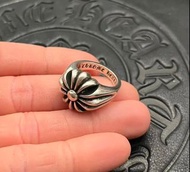 💜Chrome Hearts 克羅心925銀  大十字花 戒指 情侶對戒 男女同款 Rings Couple Rings Unisex