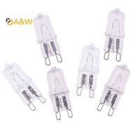 A&W 10Pcs G9 Pin Halogen 120V 25W 40W 60W Light Bulb JCD G9