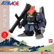 Rick dias (black) gundam sd model gashapon senshi forte 2.5 bandai