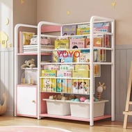 L0377兒童書櫃 玩具收納櫃 寶寶書架 讀書區域收納櫃 落地置物架 繪本架全新包送貨Children's bookcase