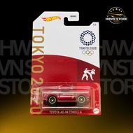 Hotwheels Toyota AE-86 Corolla red model car