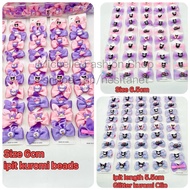 10pcs/pad Kawaii Sanrio Hair clip Kuromi Hair ipit Violet kuromi ipit for Kids