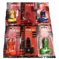 Fox 40 Classic Eclipse Pealess Whistle Rescue Sports FIRST CHOICE FOR SPORTS HIGH PITCH WHISTLE