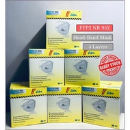 (50pcs) HeadLoop Face Mask 5Ply Disposable FFP2 NR 952 HEADBAND FACEMASK / Pelitup Mulut/ 口罩
