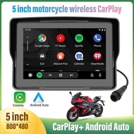 5inch Navigation Waterproof Wireless Auto Carplay Display Screen Portable Motorcycle Monitor