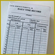 ✑ ㍿ ♒ Daily Time Record DTR  FORM 48 - VANDA (500pcs)