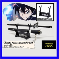 Gantungan Kunci Pedang Anime Sword Art Online Elucidator Kirito Non