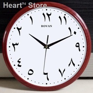 ♧◙Rovan Wall Clock Jam Dinding Tawaf CounterClockwise Wood 128 ( PERCUMA TASBIH DIGITAL COUNTER )