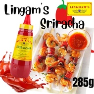 Sauce Sos Cili Chili Sriracha Spicy Squeeze Lingam's Halal Dipping Marinating Cooking 285g