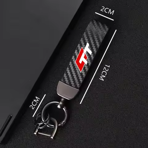 Car Leather Keychain Horseshoe Buckle Jewelry fo Audi TT MK2 8J 8N MK1 MK3 Accessories