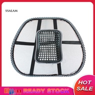 【Ready Stock] Breathable Mesh Car Seat Cushion Pad Office Chair Back Massage Lumber Support