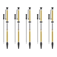 5 Pcs Slimline Pen Kits for Wood Turning 7mm Twist Pen Kit with Refill Ideal for DIY Gifts-