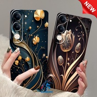 [SHARK CASE] Softcase VIVO Y04 4G 2025 / Y29S 4G 2025 Aesthetic Floral Motif - Vivo Casing - Vivo Ca