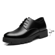 Halloween Men Dress Shoes Elevator Shoes Platform High Heels Height Increase Business Casual Man Hei