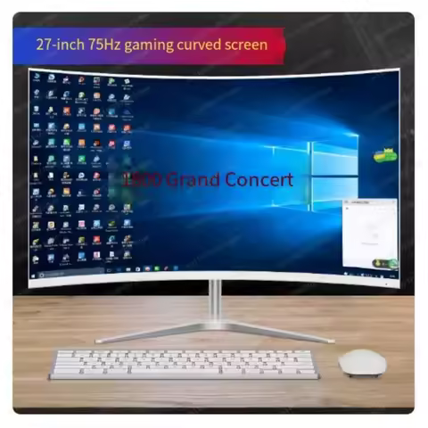 JMZ-27 inch, 24inch curved/flat gaming monitor 1K high definition 75HZ refresh rate