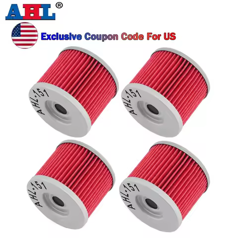 1/2/3/4Pc Motorcycle Oil Filters For BMW F650 G650 GS ST Xchallenge Xcountry Xmoto For Aprilia TR320