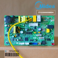 17122000058804 แผงวงจรแอร์ Midea แผงบอร์ดแอร์ไมเดีย บอร์ดคอยล์เย็น รุ่น MSEPC-18CRF-F1