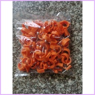 ▣ ˍ PVC Clamp Pipe Fitting Hose Orange Blue White