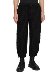 THE VIRIDI-ANNE EMBROIDERED RELAXED CROPPED TROUSERS