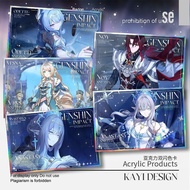 Genshin Impact/Odette/Ice Emperor Odette Odette Visna Fuman Noi Merchandise Color Paper Double Flash