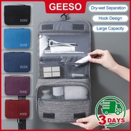 GEESO Travel Organizer Toiletry Bag Hanging Bag Cosmetic Beg Makeup Pouch Toiletries Waterproof Mini