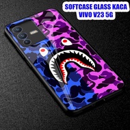 HP Softcase Glass Kaca ViVO V23 5G Case VIVO V23 5G Mobile Phone Protectivehp[ A26]