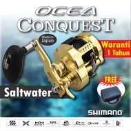 Shimano Ocea Conquest Jigging Reel  22' 23' 100% Original Japan Air Masin Jigging Percuma Beg Kulit 