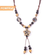 【PCWFKef】 Cổ Điển Bohemian Phong Cách Gốm Đính Cườm Dệt Vòng Cổ Cho Phụ Nữ Cô Gái Phong Cách Dân tộc