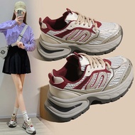 I n s Korean Version Old Shoes Women 2 0 4 Autumn Student Sports Running Casual Thick-Soled Heighten
