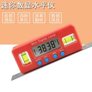 Digital Display Level 100mm Strong Magnetic Mini Electronic Level Spirit Level Inclinometer Angle Ru