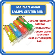 Mainan Anak Lampu Senter Mini Murah Gantungan Kunci Led Souvenir