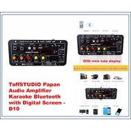 Taffstudio Bluetooth Karaoke Amplifier Audio Board with Digital Screen - D10