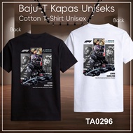Ready StockCotton T-Shirt F1 Lewis Hamilton D1 Unisex Round Neck,Lengan Pendek,Cetak Baju Lelaki Per