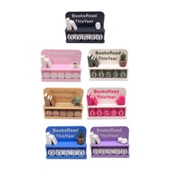 [tenlzsp0bc] Books Read This Year Counter for Reading Goal for Library Lovers Bookwormand