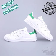 HIJAU PUTIH Adidas STAND SMITH STAN SMITH sneakers Imported premium White list Green Leather Material