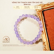 Jade Dan Tam - VIP Star Amethyst Bracelet 8mm 6A - Fire Element & Earth Element