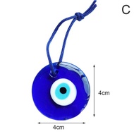 SANGYI evil eye ของแท้ พวงกุญแจตุรกี evil eye พวง กุญแจ evil eye decor 1PC Charm Kabbalah Glass Evil