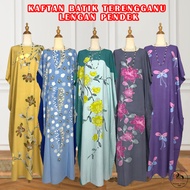 Kaftan Terengganu / Baju Kelawar / VISCOSE COTTON / Batik Lukis / Lengan Pendek / FREE SIZE