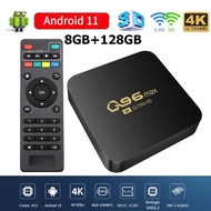 Monqiqi WIFI 4K 5G/HD ดิจิตอล Smart Android TV BOX กล่อ กล่องแอนดรอยbox รองรับ RAM 8G+ROM 128GB/16+2