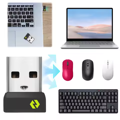 Bolt USB-A Receiver USB Receiver Bolt Adapter Bolt USB Wireless Receiver for Logitech Mx Keys Mini K