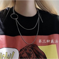 3 in 1 Chain Necklace [Grunge Necklace Vintage Ring]
