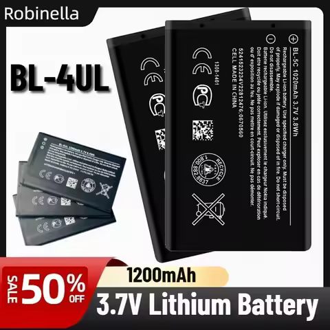 Long-Lasting BL-4UL 3.7V Li-Polymer Battery for Nokia 3310 2017,Lumia Series,and Compatible Phone Mo