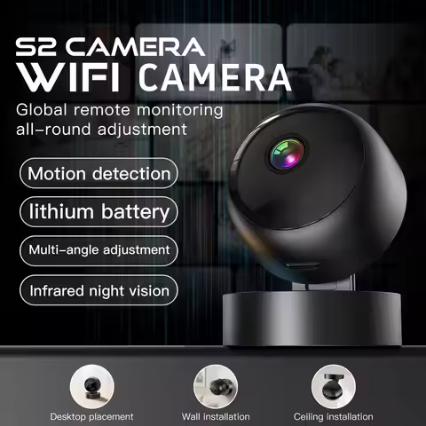 Mini HD WiFi Wireless Security Camera Smart Indoor Nanny Cam Covert Surveillance Camera Video DV Rec