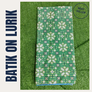Kain Lurik Tenun Motif Batik ATBM Double Proses Handmade Limited